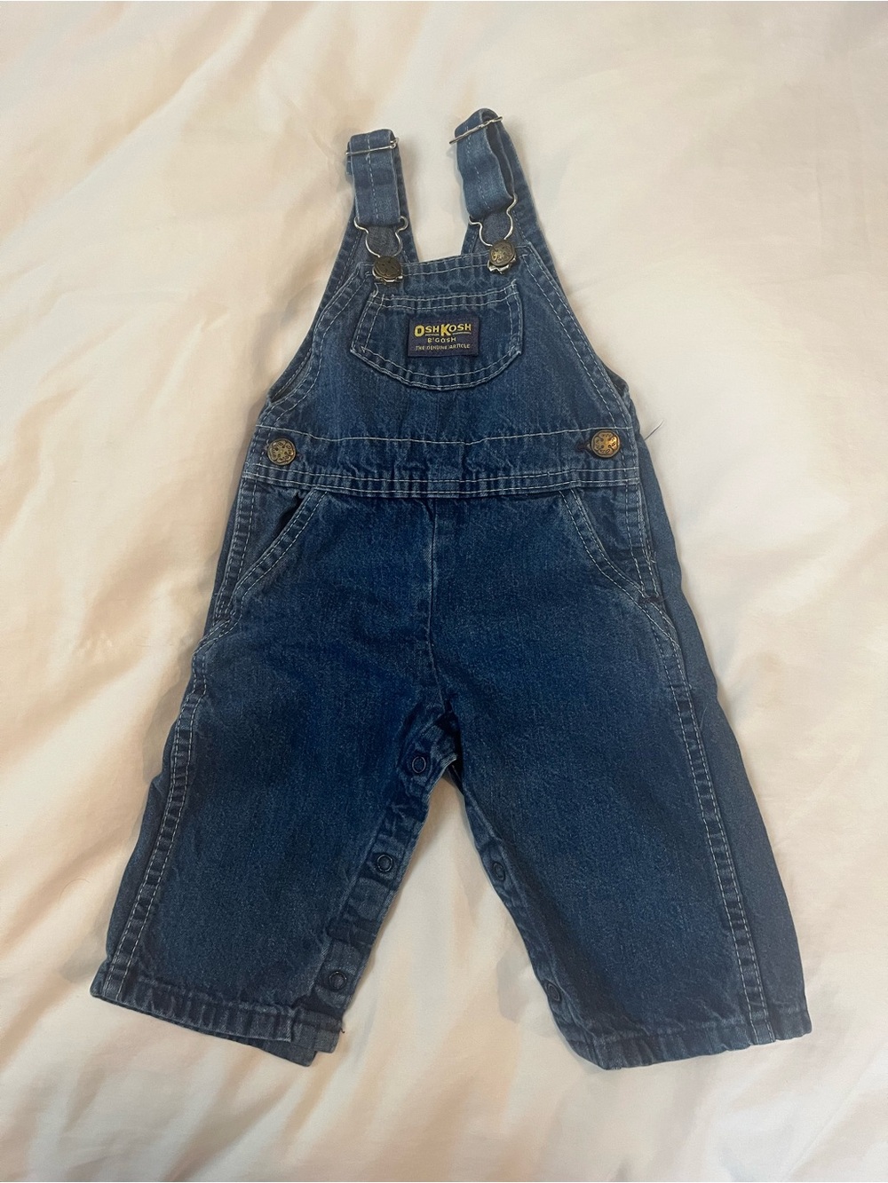 Vintage OshKosh B'gosh Toddler Denim Overalls - Blue